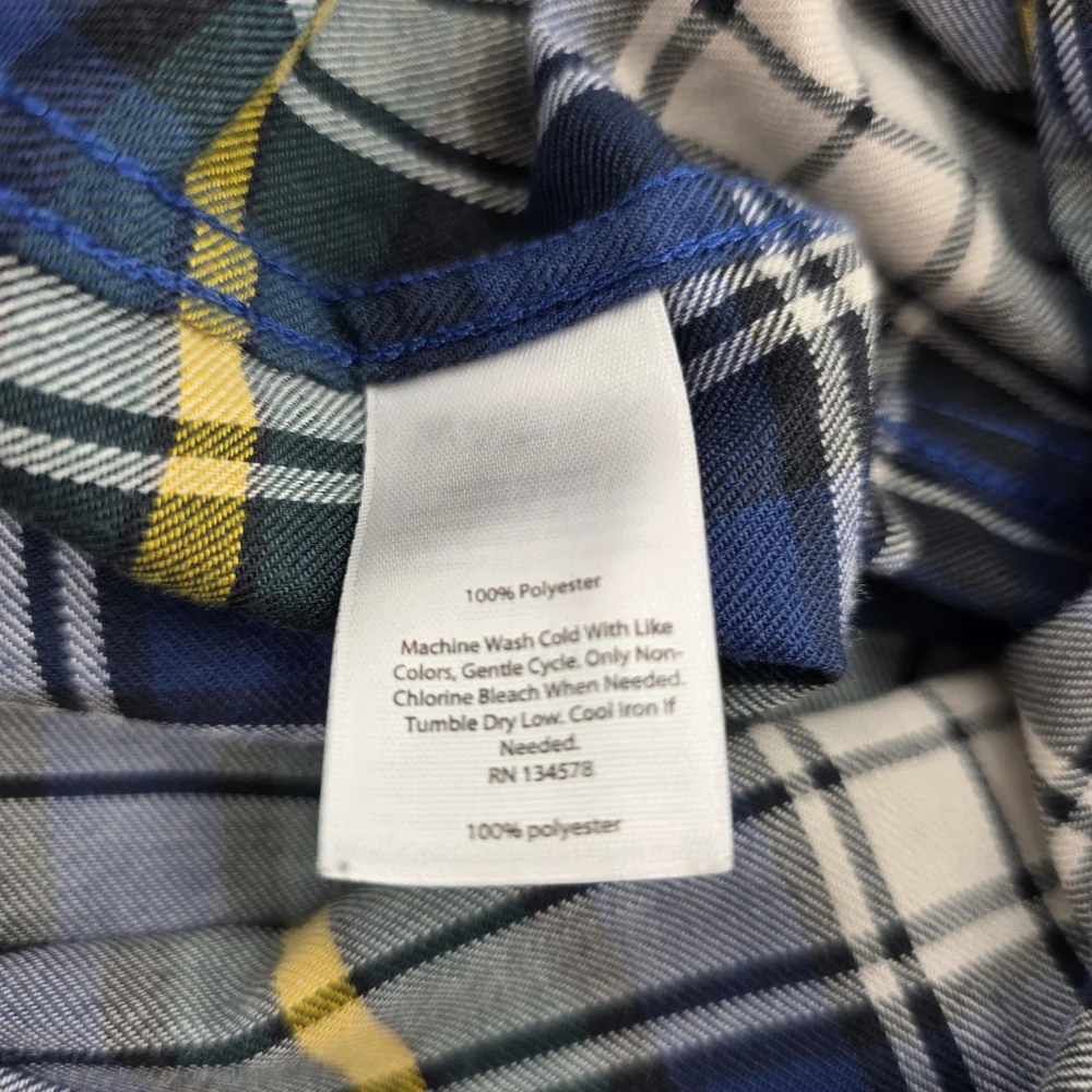 Vineyard Vines Performance Slim Fit Crosby Shirt Men's‎ L Plaid Flannel Green.